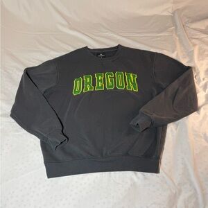 Colosseum University of Oregon Men's Dark Gray Crewneck Medium